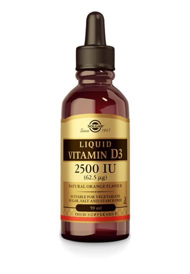 SOLGAR LIQUID VITAMIN D3 59ML